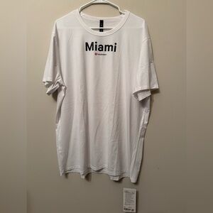 NWT Lululemon Fundamental T Miami Men’s XXL White T-Shirt Short Sleeve Crew Neck